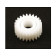 Mercedes-Benz 202 Wiper Pivot Assembly Gear